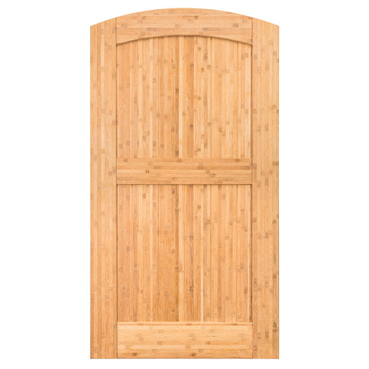 The Montevideo Deluxe, Unfinished, Bamboo Fence Gate (Tall 72" H x 39" W)