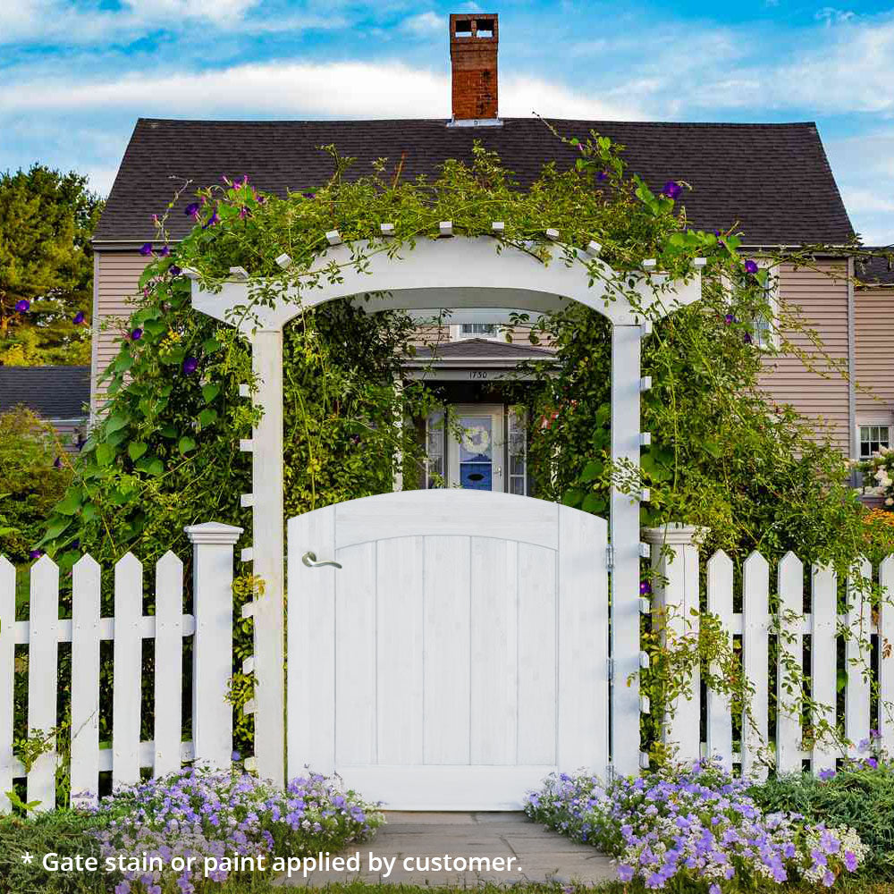The Montevideo Deluxe, Unfinished, Bamboo Fence Gate (Short 38" H x 37.2" W)