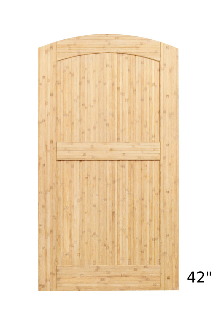 42 inch arched bamboo garden gate